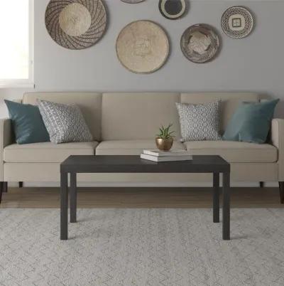 Parsons Hollow Core Coffee Table with Large Top