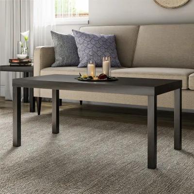 Parsons Hollow Core Coffee Table with Large Top