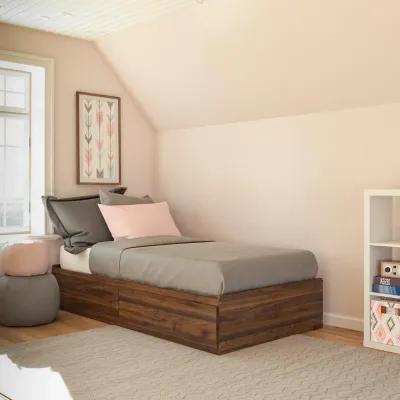 Platform Bed with 2 Large Storage Drawers and No Box Spring Required