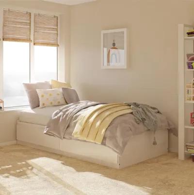 Platform Bed with 2 Large Storage Drawers and No Box Spring Required