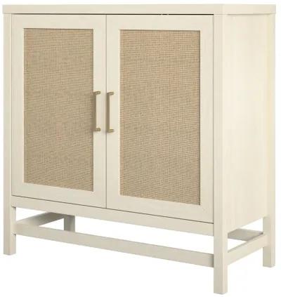 Lennon 2 Door Storage Cabinet with Faux Rattan