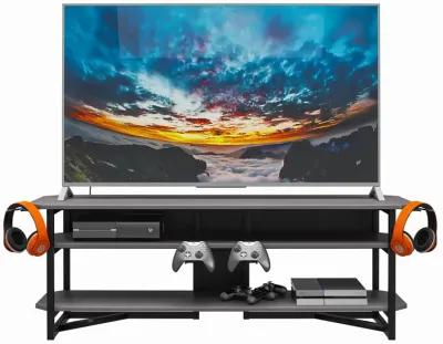 Quest Two-Tier Gaming TV Stand for TVs up to 65 Inches with Controller Holder