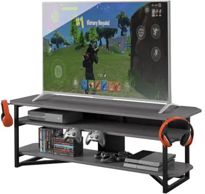 Quest Two-Tier Gaming TV Stand for TVs up to 65 Inches with Controller Holder