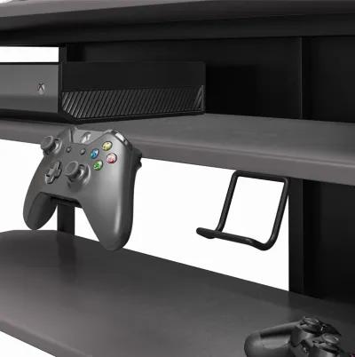 Quest Two-Tier Gaming TV Stand for TVs up to 65 Inches with Controller Holder