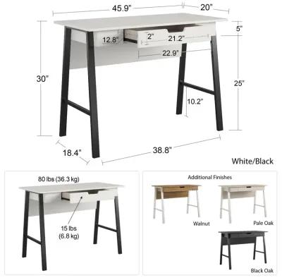 Oxford Computer Desk with Large Pull Out Storage Drawer