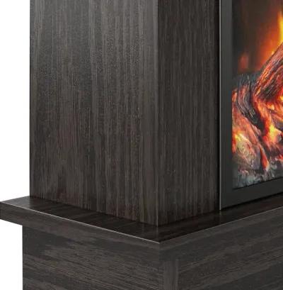 Ellsworth Modern Electric Fireplace with Mantel and 23 Inch Fireplace Insert