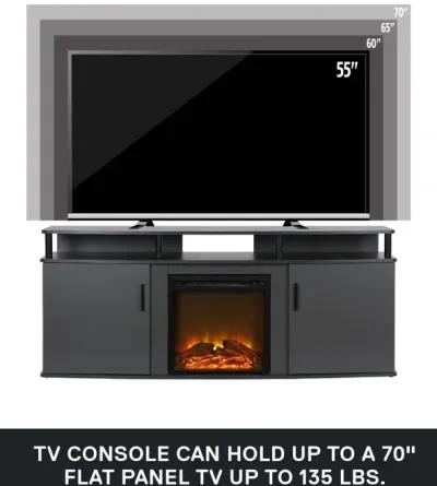 Carson Electric Fireplace TV Console for TVs up to 70"