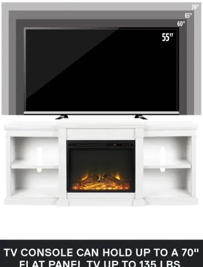 Manchester Electric Fireplace TV Stand for TVs up to 70"