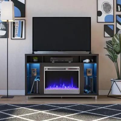 Lumina Fireplace TV Stand for TVs up to 48 Inch with 7 Color LED Lights