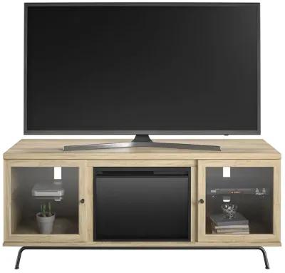 Sydney View Fireplace TV Stand for TVs up to 70 Inches with LED Lighting