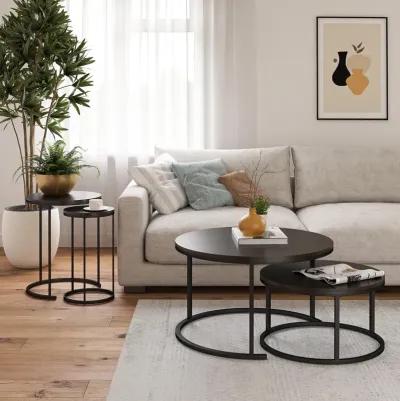 Camdale Nesting Coffee Table and End Table 4 Piece Set