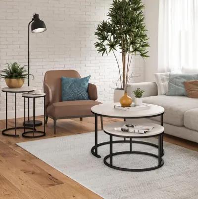 Camdale Nesting Coffee Table and End Table 4 Piece Set