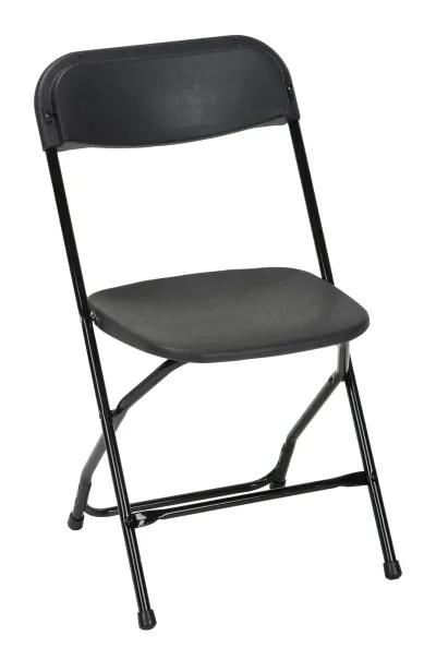 Plastic and Compact Folding Stacking Chairs, Set of 8