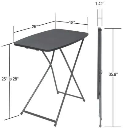 Multi-Functional, Adjustable, Personal Folding Activity Table