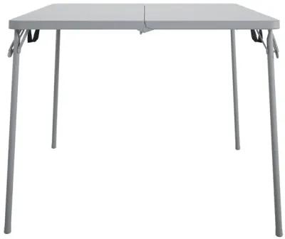 38.5 Inch Indoor and Outdoor Fold-in-Half Card Table with Handle