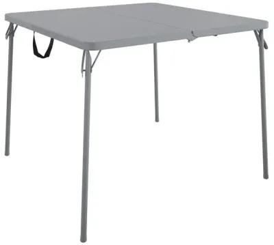 38.5 Inch Indoor and Outdoor Fold-in-Half Card Table with Handle