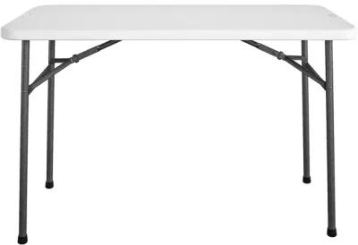 48 Inch Straight Folding Utility Table with 200 lb Weight Capacity