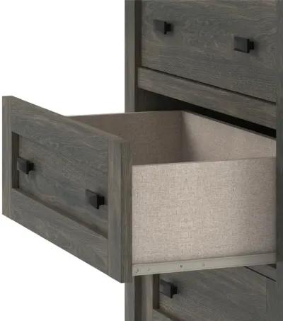 Farmington 6 Drawer Rustic Farmhouse Dresser with Linen Interiors