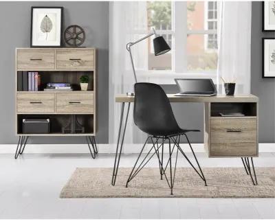 Landon Computer Desk with Open Compartment and Drawer