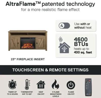 Farmington Electric Fireplace TV Console for TVs up to 60 Inch