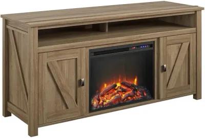 Farmington Electric Fireplace TV Console for TVs up to 60 Inch