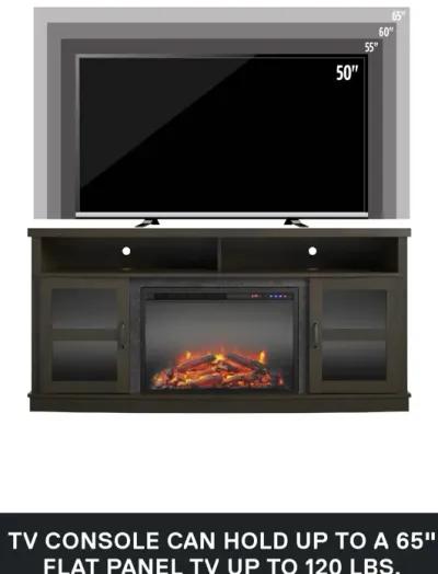 Ayden Park Electric Fireplace TV Stand for TVs up to 65 Inch