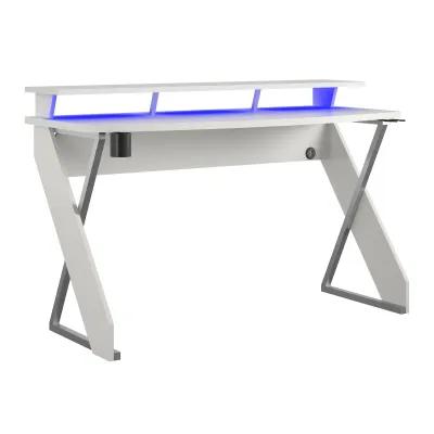 Xtreme Gaming Desk with Riser and LED Lights