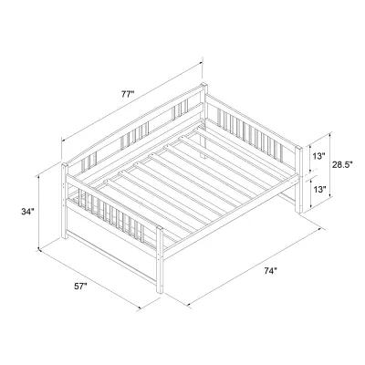 Morgan Solid Wood Daybed with Clean Lines