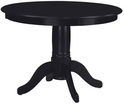 Aubrey 5 Piece Traditional Pedestal Round Dining Table and Chairs Set