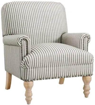 Jaya Upholstered Accent Chair with Solid Wood Feet