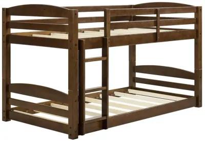 Sierra Twin over Twin Wood Bunk Bed, Converts into 2 Twin Beds