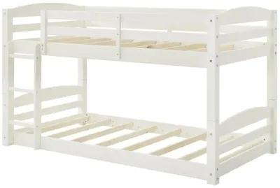 Sierra Twin over Twin Wood Bunk Bed, Converts into 2 Twin Beds