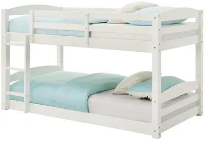 Sierra Twin over Twin Wood Bunk Bed, Converts into 2 Twin Beds