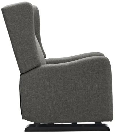 Rylee Upholstered Tall Wingback Glider Recliner Chair