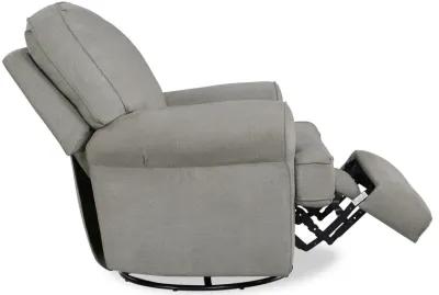 Tiana Swivel Glider Recliner Chair with Big Roll Arms and Pillowback