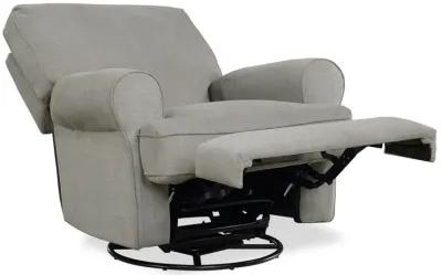 Tiana Swivel Glider Recliner Chair with Big Roll Arms and Pillowback