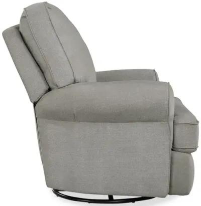 Tiana Swivel Glider Recliner Chair with Big Roll Arms and Pillowback