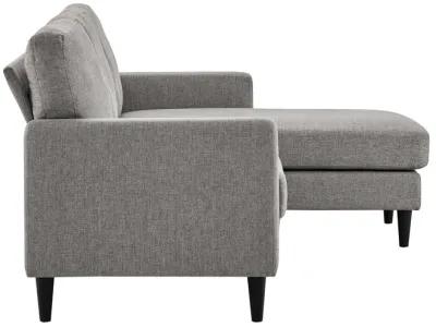 Kaci Linen Upholstered Reversible Sectional