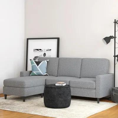 Kaci Linen Upholstered Reversible Sectional