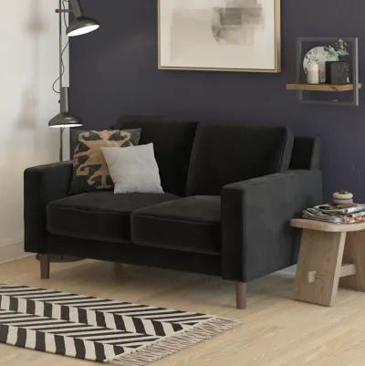 Brynn Fabric Upholstered 2 Seater Sofa with Wood Legs