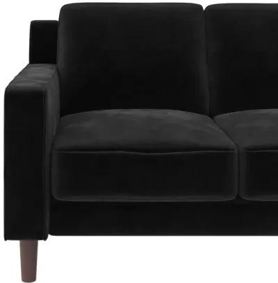 Brynn Fabric Upholstered 2 Seater Sofa with Wood Legs