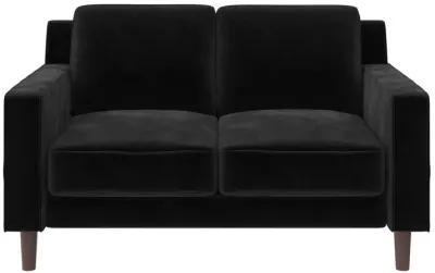 Brynn Fabric Upholstered 2 Seater Sofa with Wood Legs