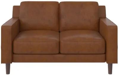 Brynn Fabric Upholstered 2 Seater Sofa with Wood Legs