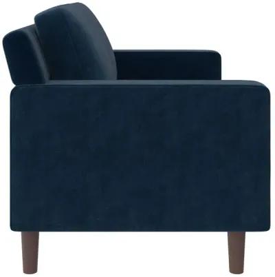 Brynn Fabric Upholstered 2 Seater Sofa with Wood Legs