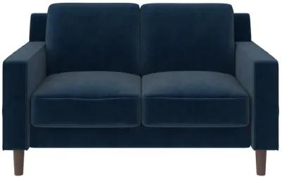 Brynn Fabric Upholstered 2 Seater Sofa with Wood Legs