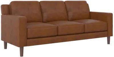 Brynn Fabric Upholstered 3 Seater Sofa with Wood Legs