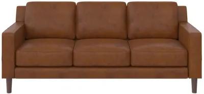 Brynn Fabric Upholstered 3 Seater Sofa with Wood Legs