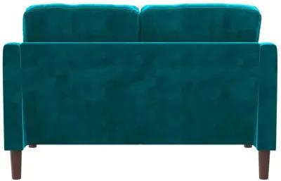 Marbella Velvet Upholstered 2-Seater Loveseat Sofa