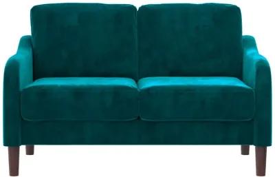 Marbella Velvet Upholstered 2-Seater Loveseat Sofa