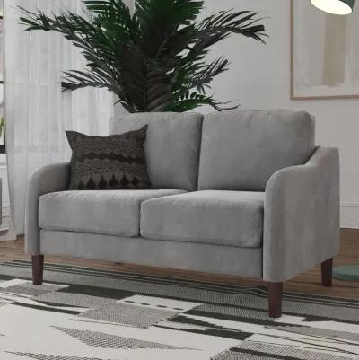 Marbella Velvet Upholstered 2-Seater Loveseat Sofa